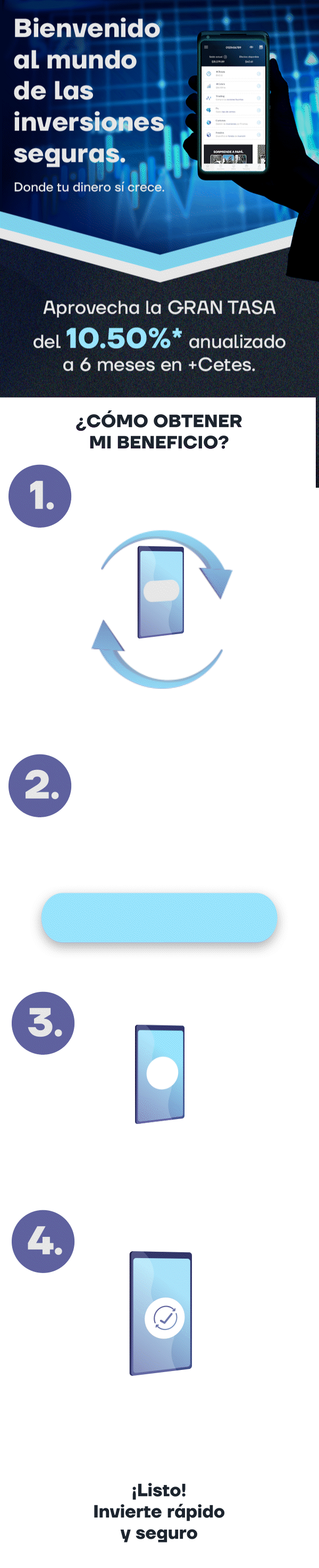 Llegó tu momento de invertir…y con una gran tasa​