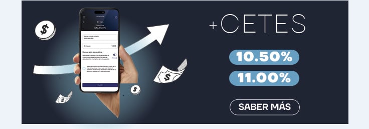 Tasa preferenciales +Cetes
