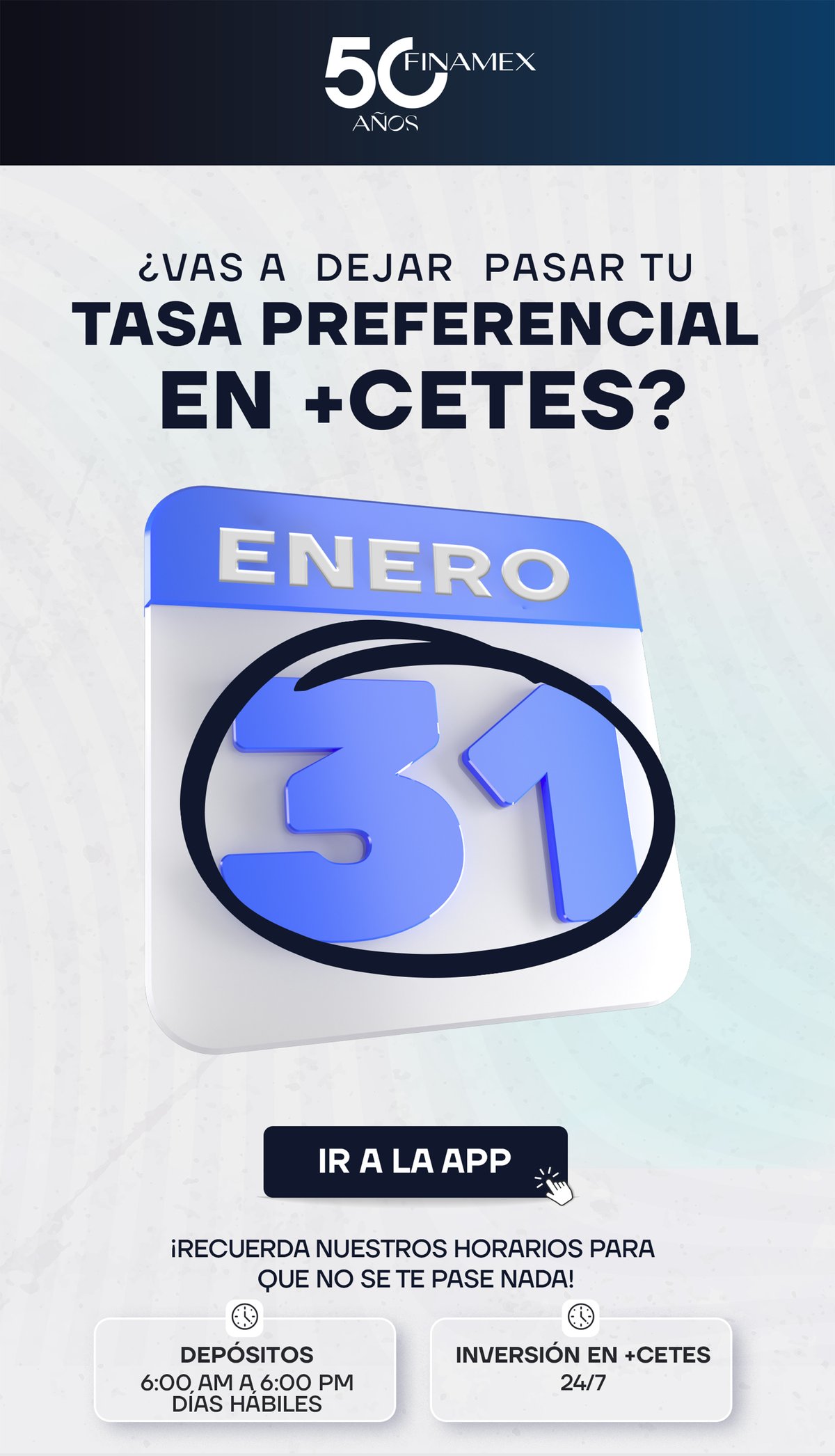 ¿Vas a dejar pasar tu tasa preferencial?