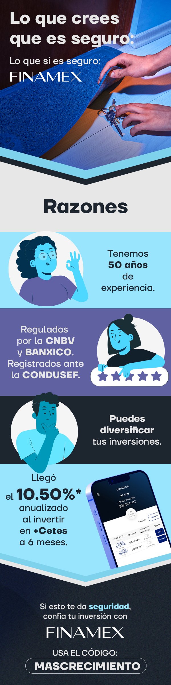 Crece tu dinero de forma segura