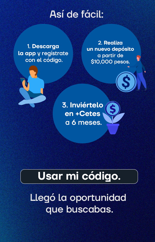 Es muy fácil hacer crecer tu dinero con la tasa preferencial