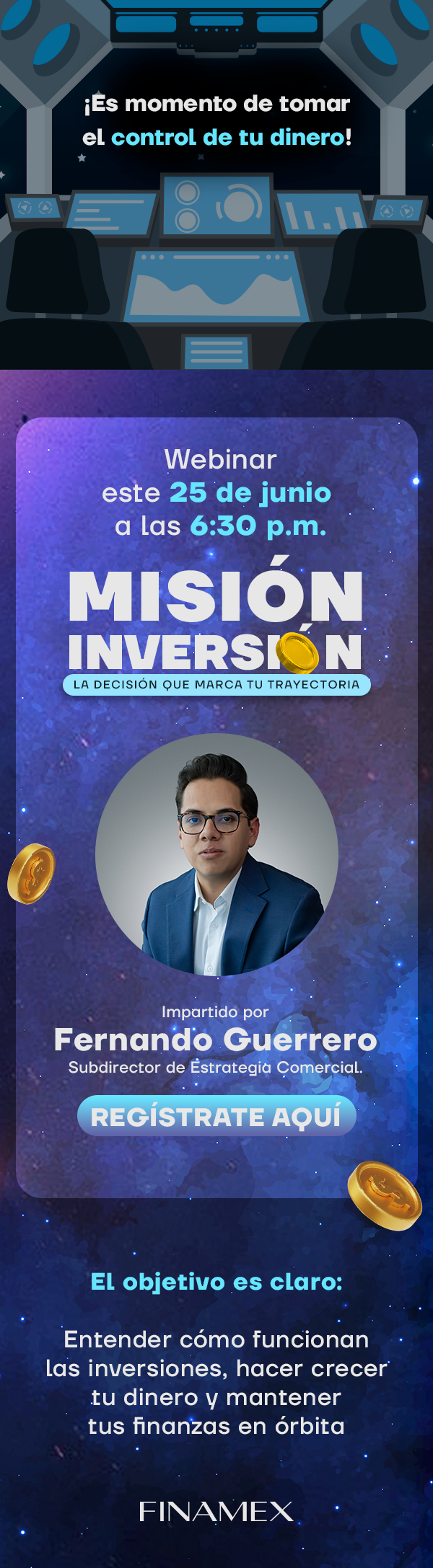El webinar más esperado de junio: Misión Inversión