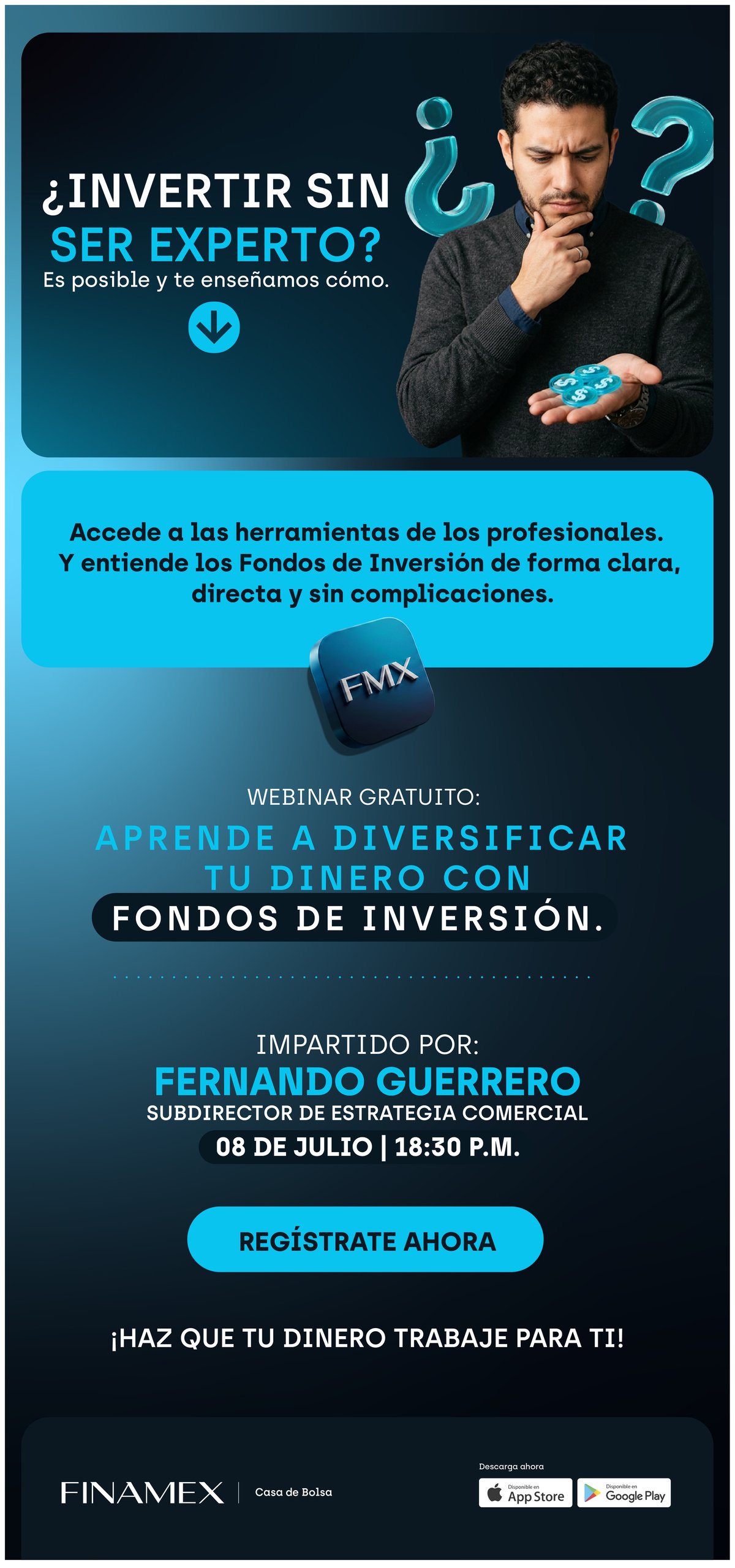 Únete a nuestro webinar este 08 de julio y domina tus inversiones