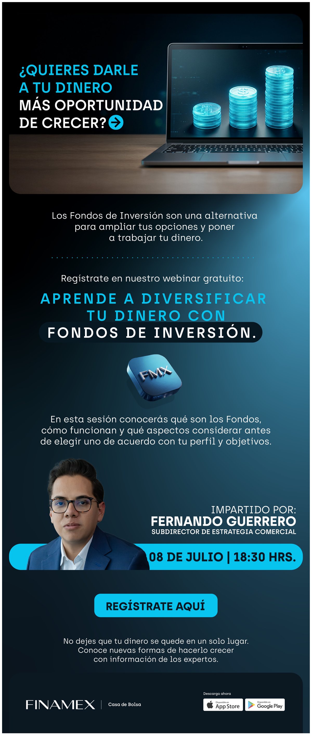 Regístrate ya al webinar de Fondos ¡No te lo pierdas!