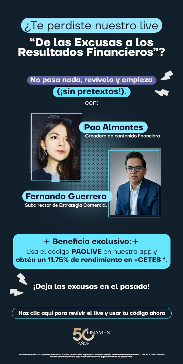 Revive el live y empieza a invertir