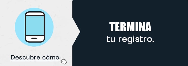 Termina tu registro