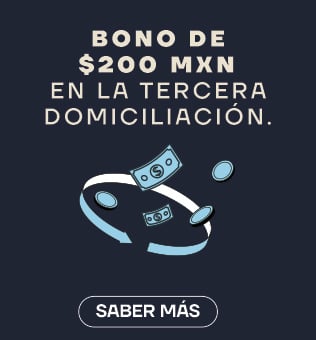 Bono de $200 en tu domiciliación