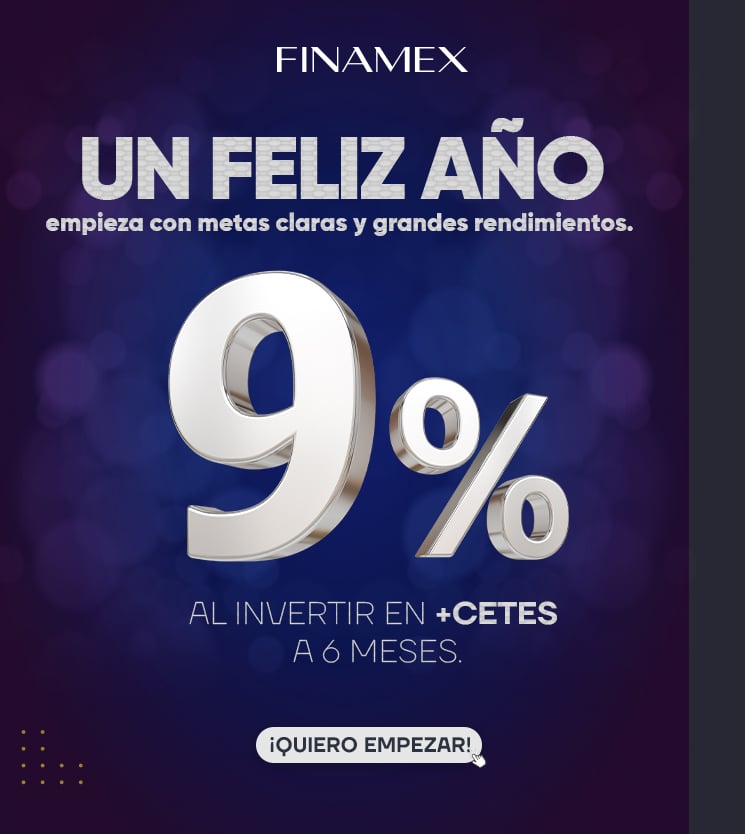 9% anual al invertir en +Cetes a 6 meses