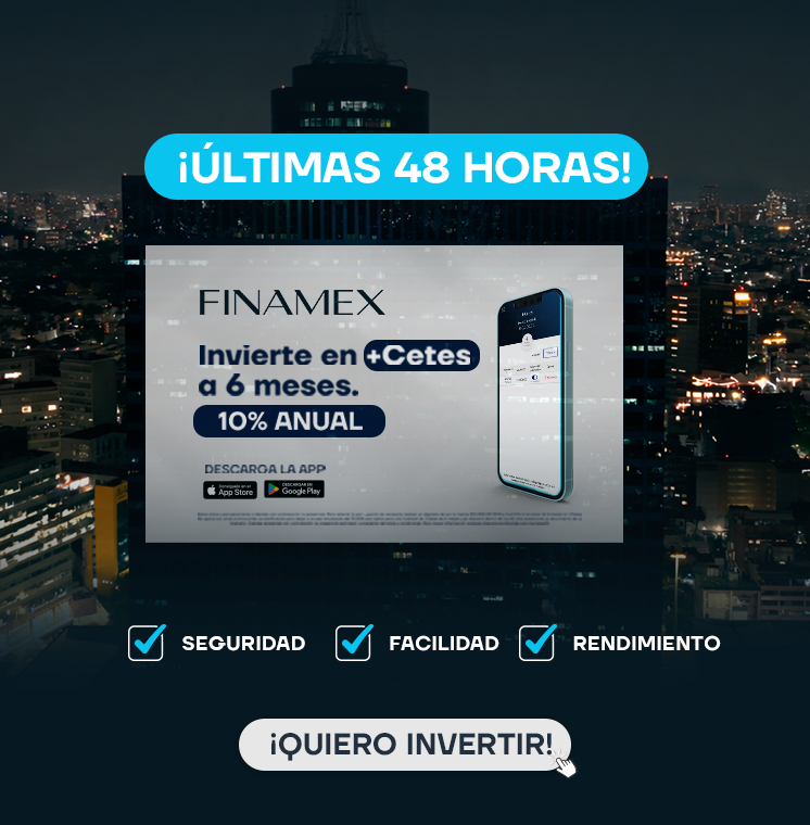 Invierte en +Cetes a 6 meses