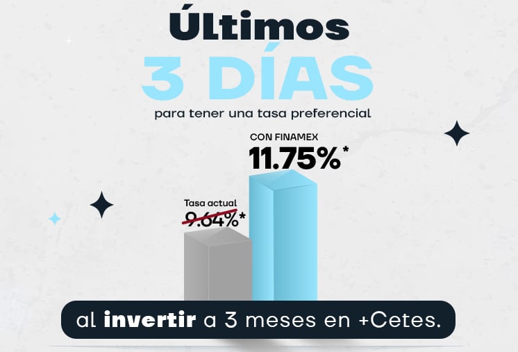 Obtén una tasa preferencial en +Cetes