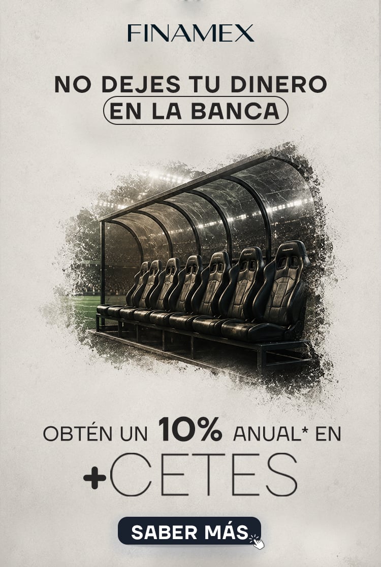 Obtén un 10% anual en +Cetes