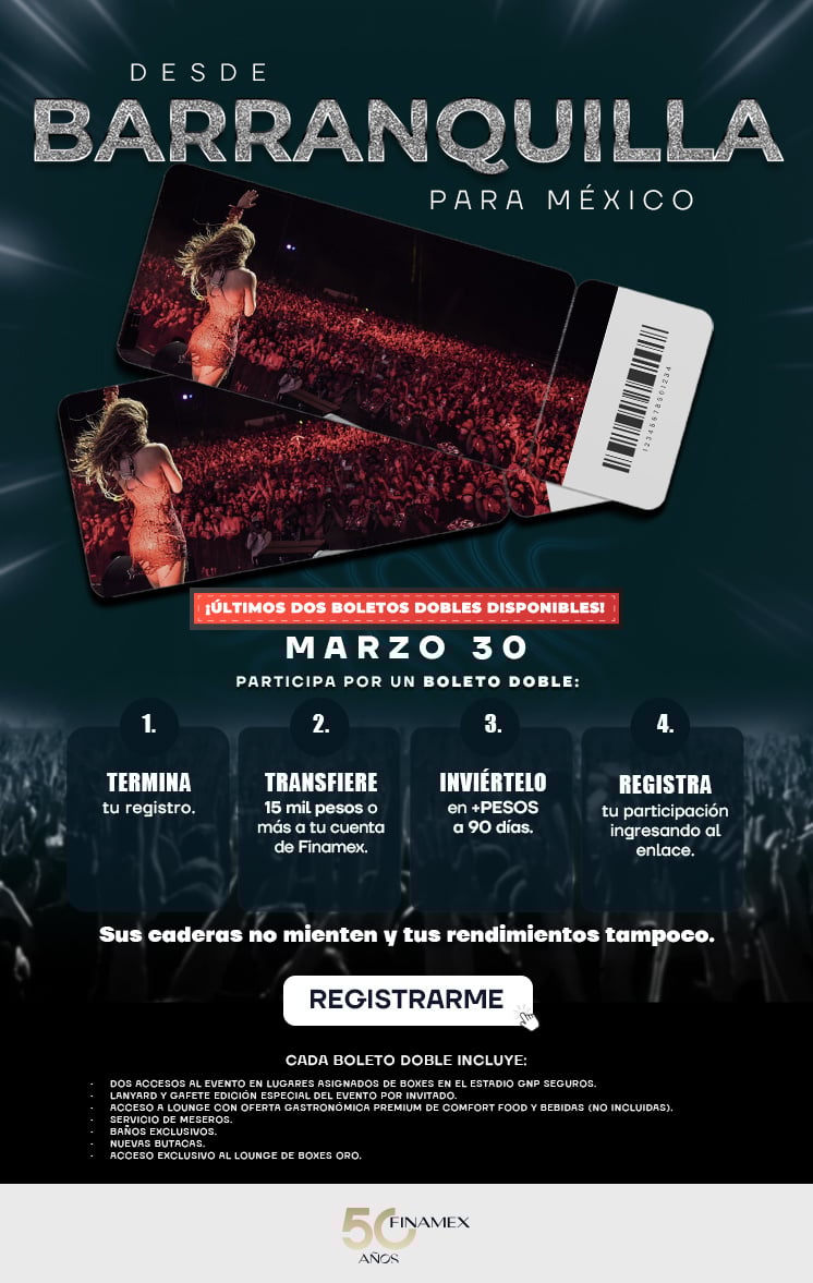 Últimos dos boletos dobles