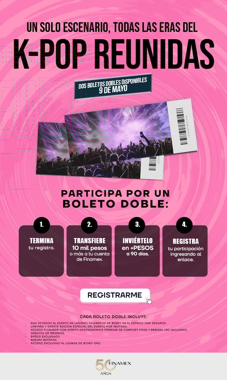 Participa por un boleto doble